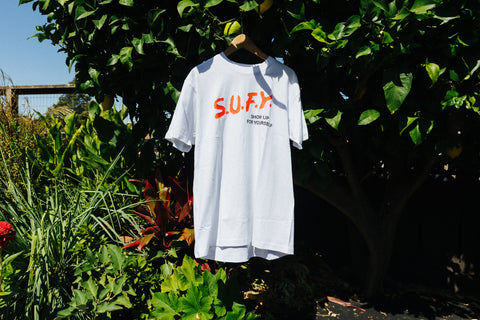 SUFY (D.A.R.E) tee (white)